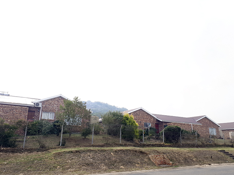 The frail care residents at Somerset Place retirement village were evacuated as the fire came down the hill towards the boundary fence.