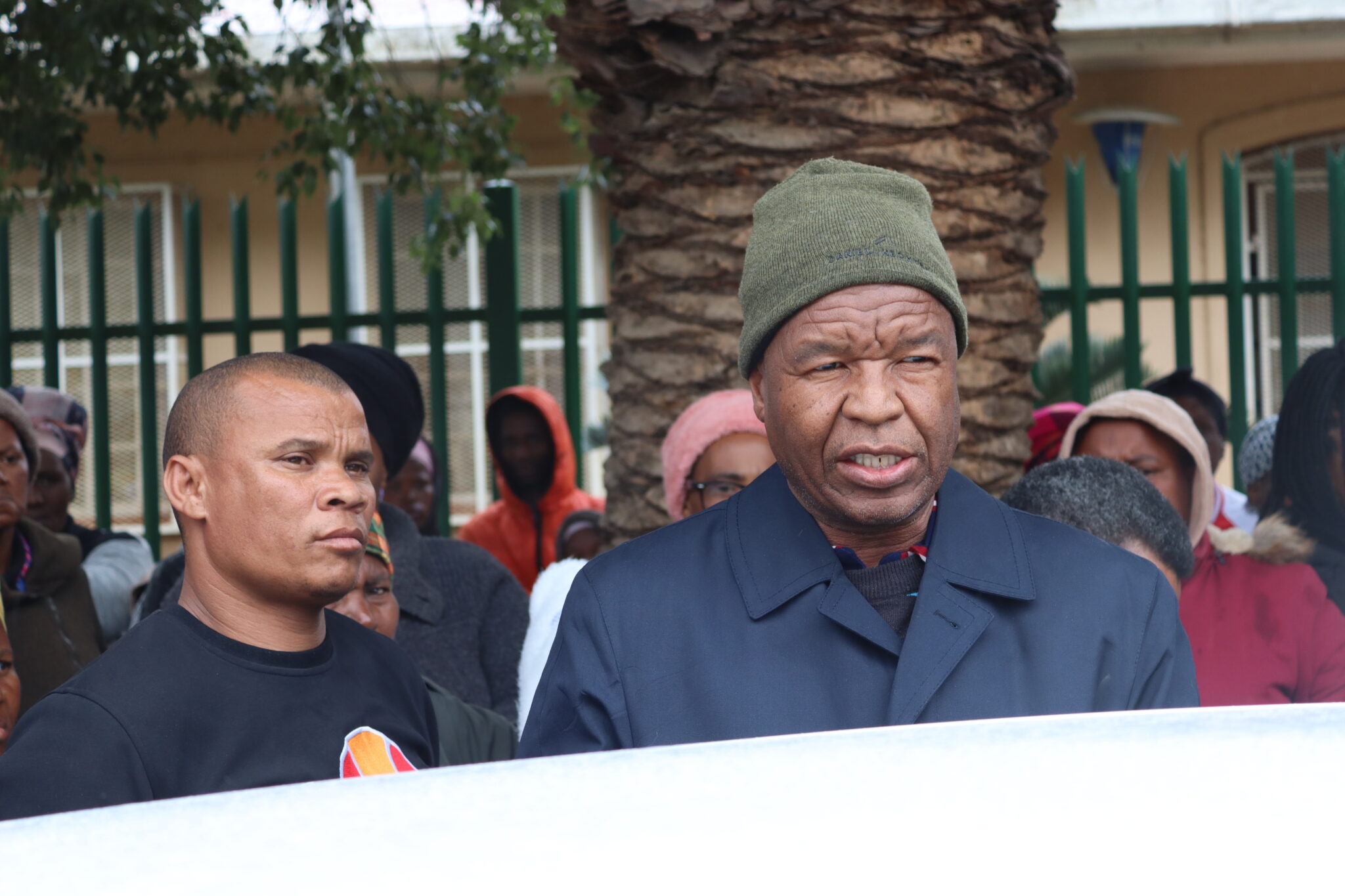 Community Activist Martin Ruiters and Archbishop Nkosinathi Ngesi. Photo: Ovayo Novukela